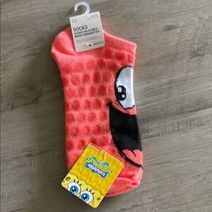 SpongeBob SquarePants Pink Socks NWT